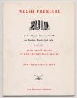 Programme of the Welsh Premeire of the film &...