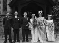 A wedding at Llandysilio, 21 June 1950