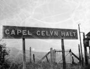 Background shots of Capel Celyn and district,...
