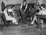 Basket-weaving class at Ty Cerrig, Pennant-lliw...