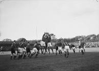 Rugby match between Llanelli and South Africa ...