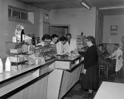 Barmouth milk bar, 1 February 1957