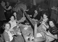 Workers at the Harlee Works, Neath, 16 November...