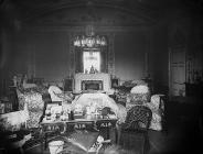 The drawing room in Coed-coch, Betws-yn-Rhos, c...