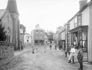 Llanfair Caereinion, showing the Bon Marche...