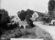 The church and bridge, Nantglyn, c. 1885