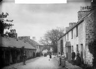 Aber-erch street scene, c. 1885