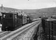 A tram at Llansanffraid Glynceiriog, c. 1875