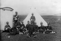 Soldiers, Tywyn, c. 1885