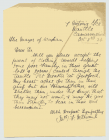 Letter from Mrs F. Williams, Nantlle, 3 October...