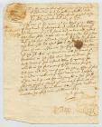 Warrant, 1 May 1652