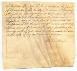 Dissenting Minister's Oath, 1795
