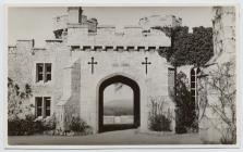 Visitors' entrance to Lowther College, ...