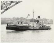 The dreger Seiont II returning to Caernarfon...