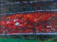 'The Kop' by Gareth Griffiths (acrylic)