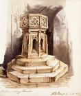 'The Church Font, Conway' by Henry...