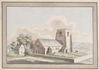 'Cilcain Church' by Moses Griffith,...