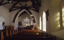 Interior of St. Tydecho Church, Llanymawddwy