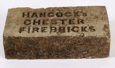 Brick made at Hancocks Brickworks, Buckley ...