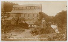Postcard of Mawddach Falls and Gwyn Gold Mine,...