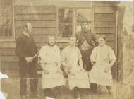 Group of regimental cooks, Royal Welch...