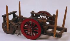 Model of a traditional Radnorshire sledge 