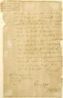 Letter from Oliver Cromwell confirming the...