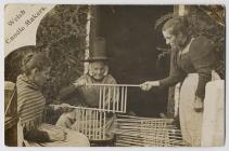 Candle making at Abergorlech, 1895