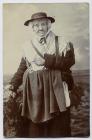 Postcard of Pembrokeshire Fisherwoman[?], c. 1900