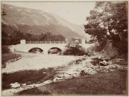 The Rhiwargor bridge, before the flooding of...