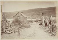 The village of Llanwddyn after demolition, c. 1887