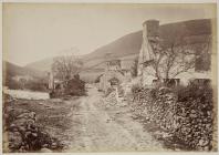 The village of Llanwddyn after demolition, c. 1887