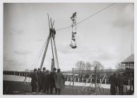 A high wire act, Carmarthen Park, c. 1900