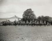 Military unit in Carmarthen Park, c. 1900-05