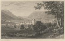 Builth Wells from the south west, 1830