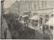 Cattle market, Builth Wells, 1905