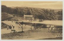 The lake and common, Llandrindod Wells, 1900s