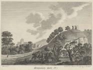 Montgomery Castle remains, 1786