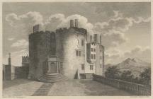 Engraving of Powis Castle, 1811