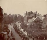 Church parade, Llandrindod Wells, c. 1910
