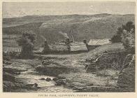 Llanwddyn village, lost beneath Lake Vyrnwy in...