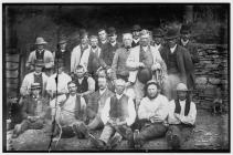 Estate workers in the Elan Valley,  1880s