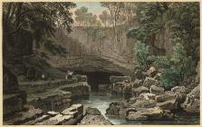 Engraving of Porth yr Ogof, 1829