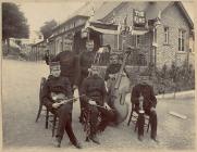 Entertainers at Llandrindod Wells, 1900s
