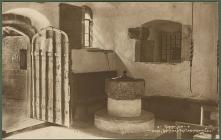 Partrishow church interior, near Crickhowell