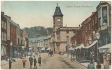 Broad Street, Welshpool, early 1900s