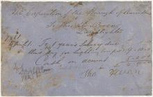 Lamplighter's payment, Llanidloes, April 1881