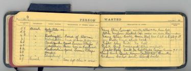 Policeman's notebook