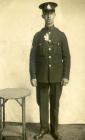 PC Ivor Evans who served with the Radnorshire...