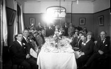 Photograph of a wedding breakfast, c.193?-??-??...